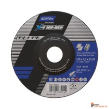 nortonschleifmittel/NORTON_schleifmittel_66252950672 Grinding wheel Angle Grinder Norton X-TREME LIFE-METAL INOX-125x4x22.23_199354